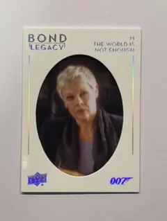 007 Judi Dench as M カード Rittenhouse