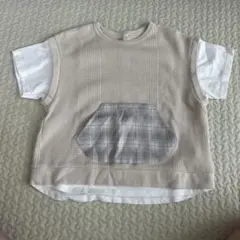 アプレレクール　Tシャツ　レイヤード風　120cm