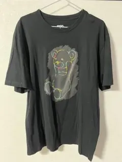 nitraid ベア プリント Tシャツ ブラック L - メルカリ