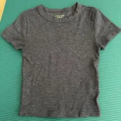 AMERICAN EAGLE ワッフルTシャツ ダークグレー XS