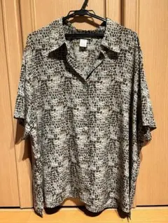 柄シャツ　古着　半袖　90s メンズ