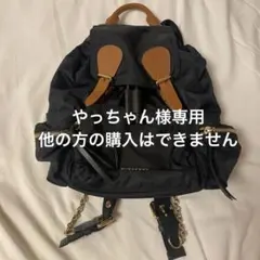 やっちゃん様専用　　BURBERRY バーバリー　黒　リュック　バックパック