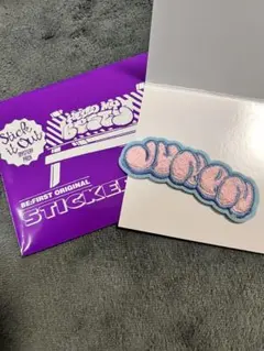 BE:FIRST ハローマイベスティVol2モコモコ刺繍ステッカー　JUNON