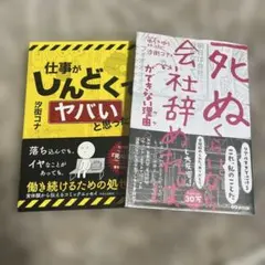 即購入大歓迎⭕️会社辞めれば 等　汐街コナ書籍　2冊セット