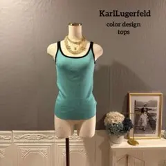 【2万円】Karl Luger feld バイカラーデザイン　topsのサムネイル
