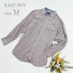 【イーストボーイ】EAST BOY メンズ チェック柄シャツ 綿100% Mのサムネイル