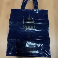 Harrods ハロッズ　トートバッグ ブラック　A4収納可