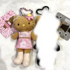 サンリオ　日焼けキティ　足長　チャーム　キーホルダー　マスコット