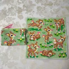 フェイラー　ラブラリーバイフェイラー　ツンツンバンビーノ　ポーチ　ハンカチ　G