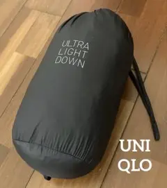 格安【UNIQLO】ユニクロ／ウルトラライトダウンベスト／ブラック／XL