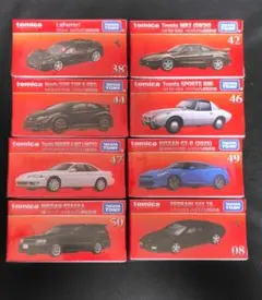 トミカプレミアム 発売記念仕様 GTR ソアラ シビック MR2 フェラーリ