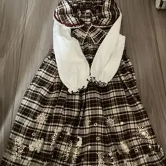 アクシーズファムキッズ チェック柄ワンピース 130(L) kids