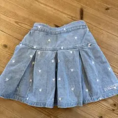 PINKHUNT ハート柄プリーツスカートSサイズ（120〜130）