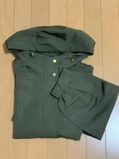 GU レディース　マウンテンパーカー　オリーブ色系　Lサイズ