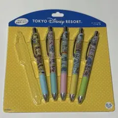 東京ディズニーリゾート 限定 ゲルインクボールペン 0.5mm 黒 5本セット
