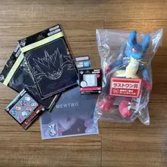 ルカリオ ぬいぐるみ ポケモン一番くじ メガシンカ ラストワン賞 セット