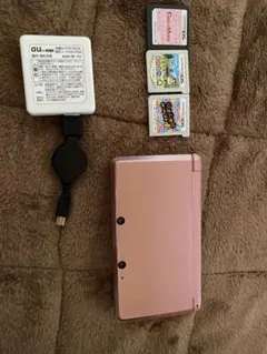 Nintendo3DS 充電器　カセット3本