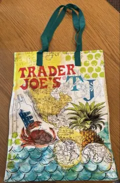 Trader Joe's エコバッグ 大きめ カラフル