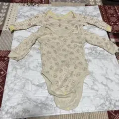 チップとデール　長袖　下着　ロンパース　2点セット