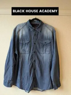 AJ0509 BLACK HOUSE ACADEMY 長袖シャツ レア ヴィ