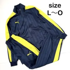 PUMAプーマ ジャージセットアップ　上下　刺繍　デカロゴ　ビッグロゴ