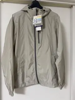 [新品未使用]メンズ軽量ナイロンマウンテンパーカーベージュ