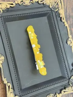 イエローフラワーヘアクリップ