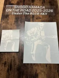 浜田省吾　永久保存　未開封DVD2枚　　直筆サイン／シールステッカー 浜田省吾永久保存未開封DVD2枚直筆サイン／シールステッカー