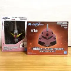 【未開封品・匿名配送】ヘッド型スピーカー ズゴックルームライト 2種セット♫