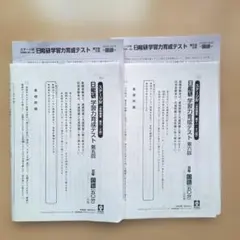 日能研　育成テスト　春期夏期テスト　前期　フルセット 日能研5年 全テスト☆通年フルセット☆育成テスト 公開模試 期間講習