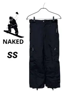 NAKEDメンズスノーボードパンツ 黒SSサイズ
