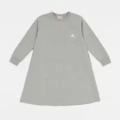 撥水　天竺長袖カットワンピース　minimal