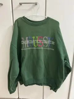 MOUSSY グリーン スウェット
