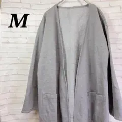 コーディガン　カーディガン　ノーカラー　ボタンレス　羽織り　秋服　裏起毛