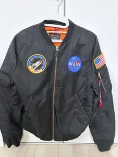 ALPHA NASA ブラック M