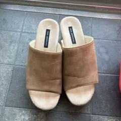 emu ブラウン ウェッジサンダル