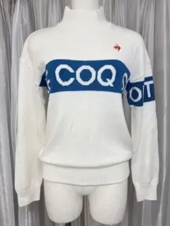 美品 le coq sportif GOLF トリコロールカラー ニット M