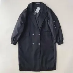 新品タグ付き✨ Seven fairy セブンフェアリー 異素材ドッキングコート