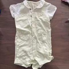 襟付きロンパース