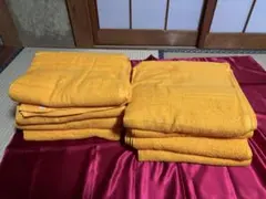 【泉州フェイスタオル】やまぶき色24枚1セット　まとめ売りのサムネイル