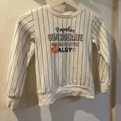ALGY ストライプ柄 トレーナー