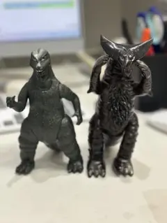 バンダイ ゴジラ ガイガン ソフビ 2体セットのサムネイル
