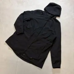 LANDS'END キッズL 14-16 メンズS相当 マウンテンパーカー 黒のサムネイル