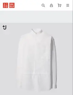 UNIQLO +J スーピマコットンオーバーサイズスタンドカラーシャツ