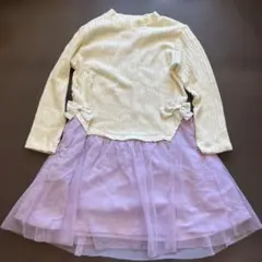 長袖ワンピース　ドレス　120 ベルメゾン