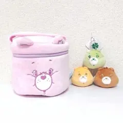 新品未使用タグ付 CareBear ケアベアバニティポーチ フェイスマスコット