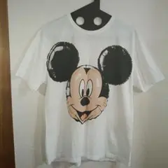 ZARA ディズニー ミッキーマウス バルーンプリント Tシャツ