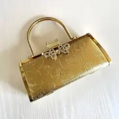 パーティークラッチバッグ ハンドバック ゴールド