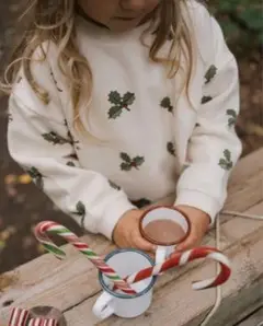 organic zoo Christmas Sweatshirt 3-4y