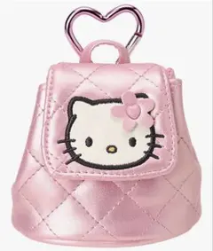【新品未使用】ハローキティ　ミニチュアキルト　リュック型ポーチ　ピンク　サンリオ